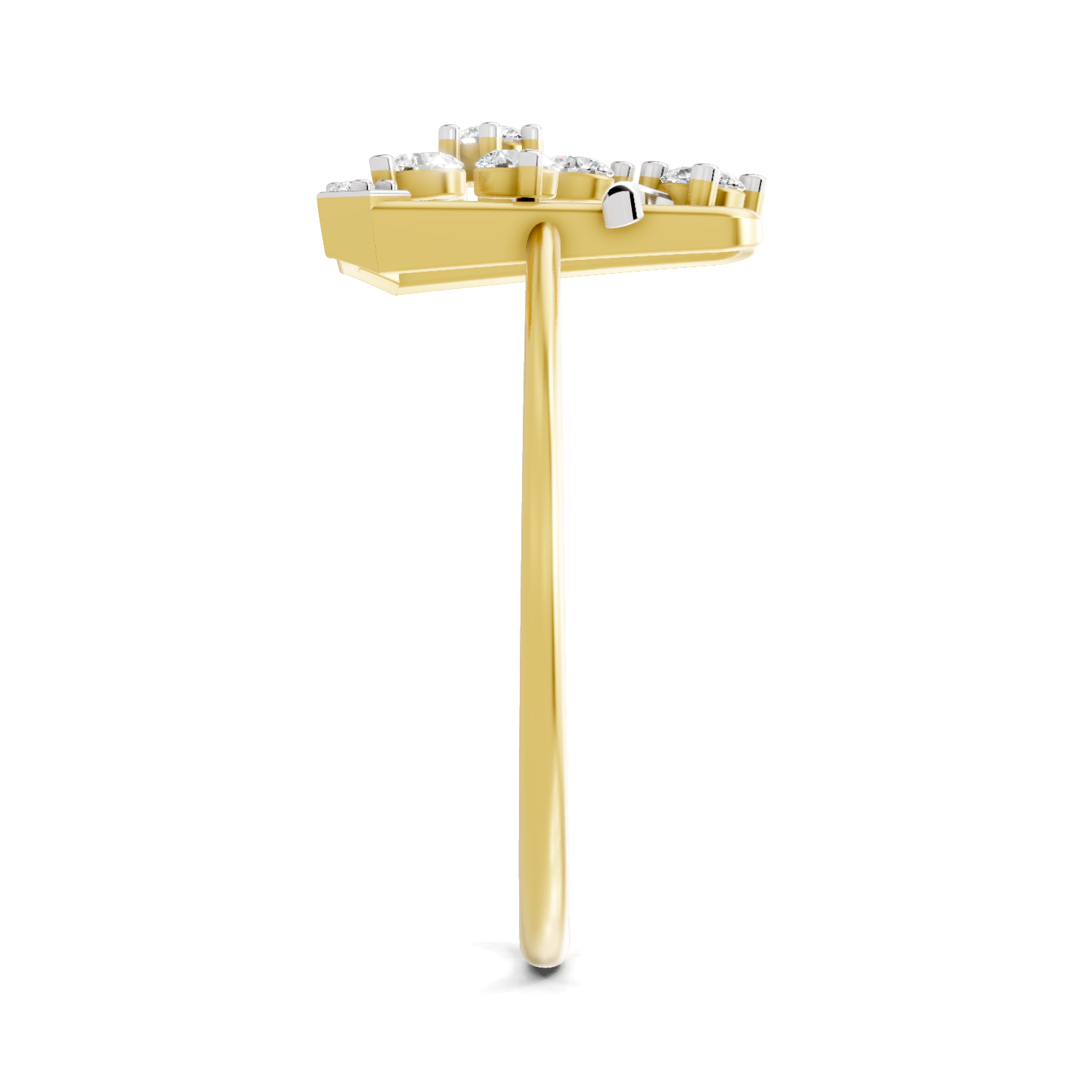 Sparkles Lab Grown Diamond 0.3 Dazzle Bloom Ring| 14K Yellow Gold