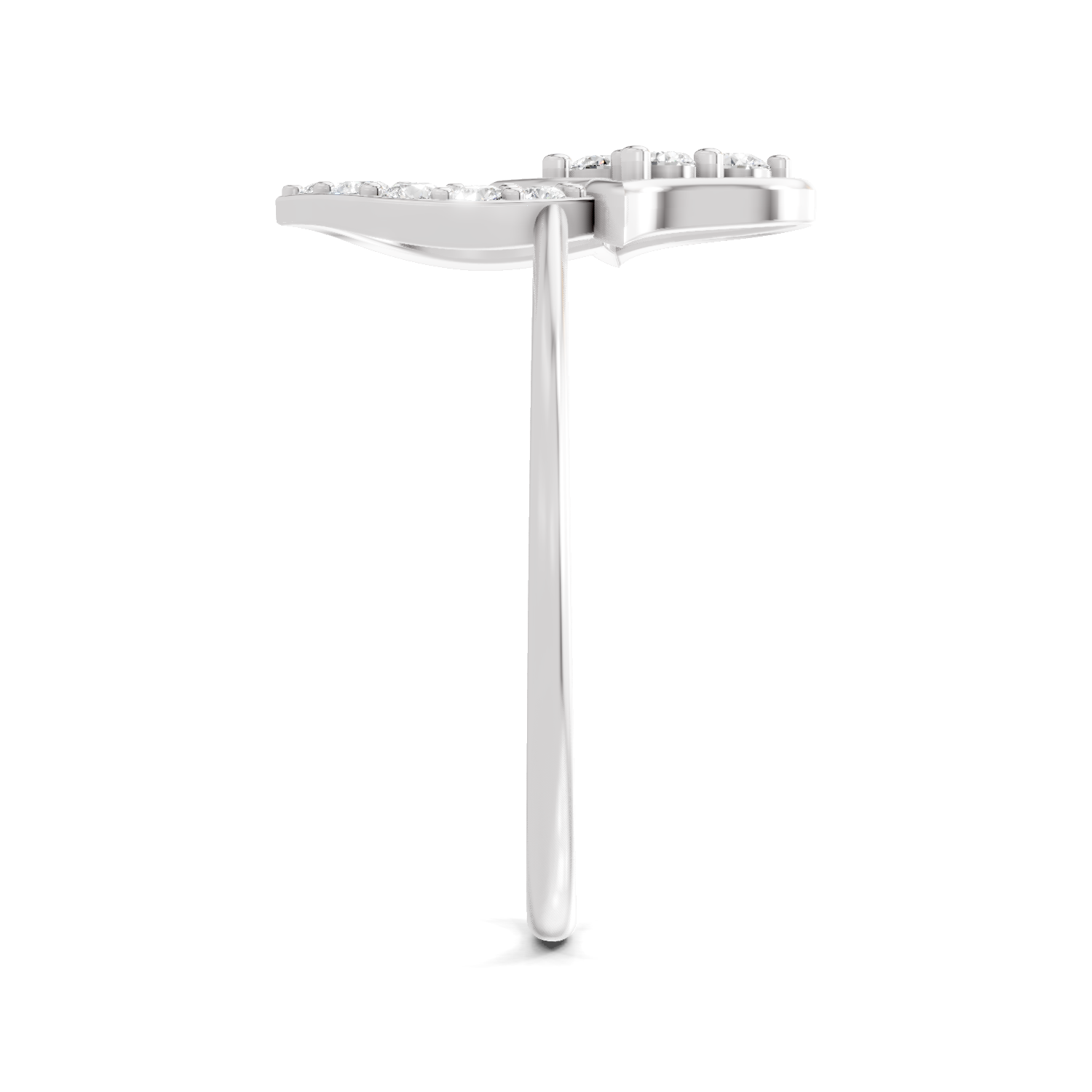 Sparkles Lab Grown Diamond 0.25 Carat Lotus Diamond Ring| 14K White Gold