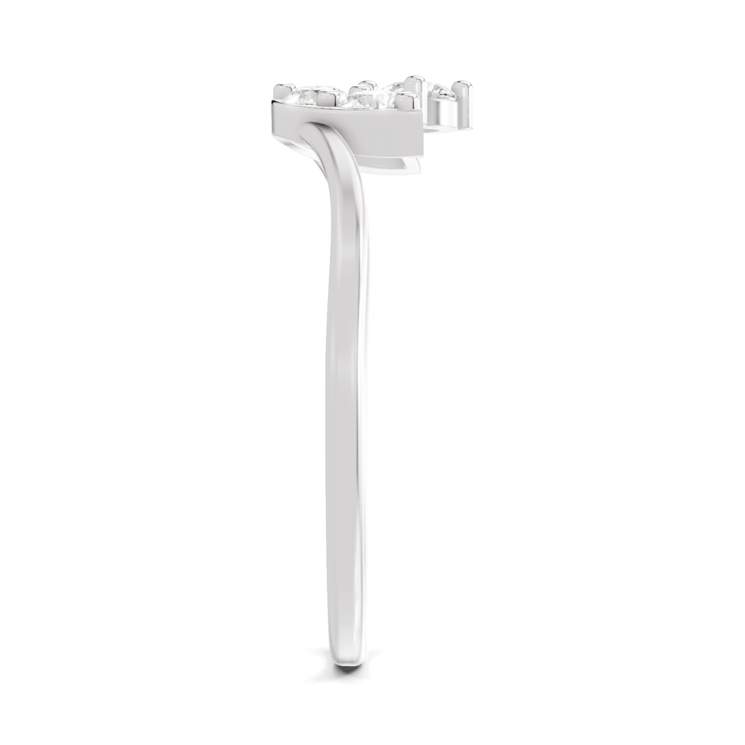 Sparkles Lab Grown Diamond 0.31 Carat Floral Grace Ring| 14K White Gold