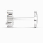 0.03 Carat Trinity Bloom Nose Pin | 14K White Gold