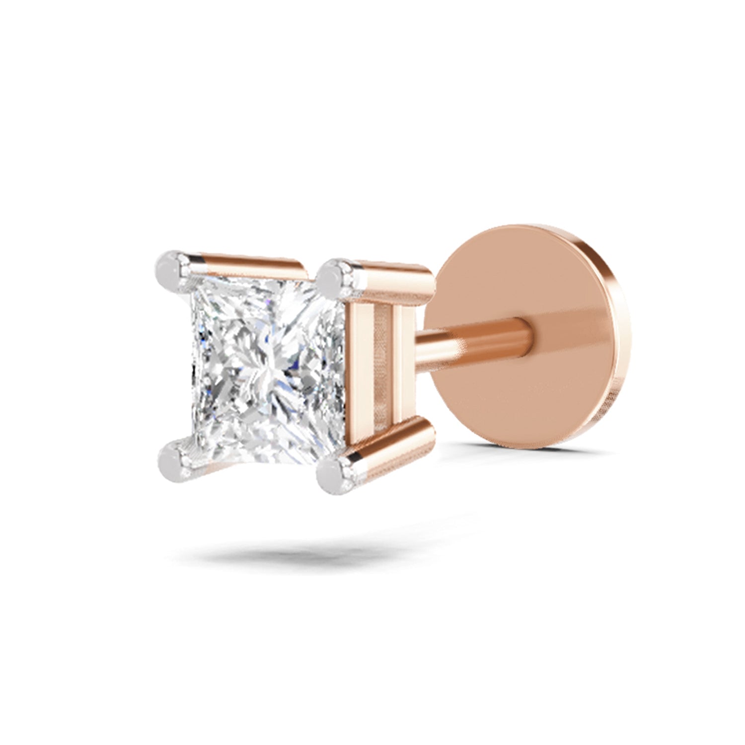 Solitaire Nosepin 0.09 Ct | 14Kt Rose Gold