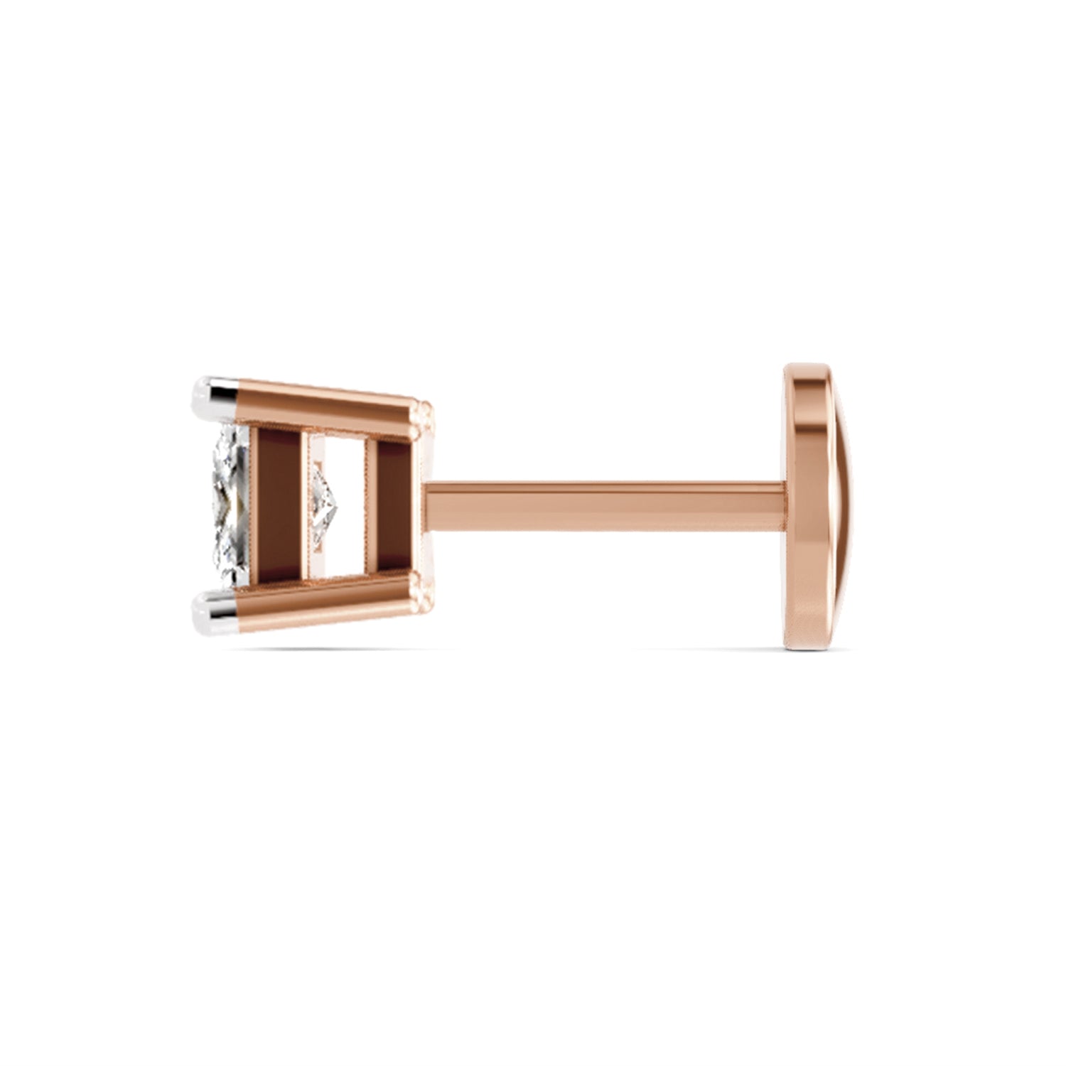 Solitaire Nosepin 0.09 Ct | 14Kt Rose Gold