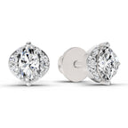 0.36 Ct Marquise Shape Diamond Stud Earrings | 14K Rose Gold