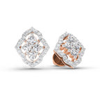 0.45 Ct Round Fashion Earrings | 14K Yellow Gold