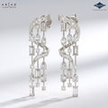 Arias by Lara Dutta Spiral Drop Earring