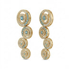 Sparkles Celestial Blue Cascade Diamond Earring
