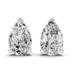 Sparkles Pear Stud Diamond Earring