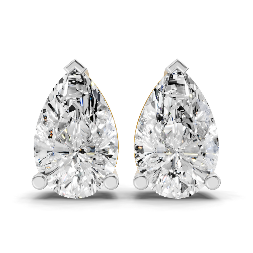Sparkles Pear Perfection Diamond Earring