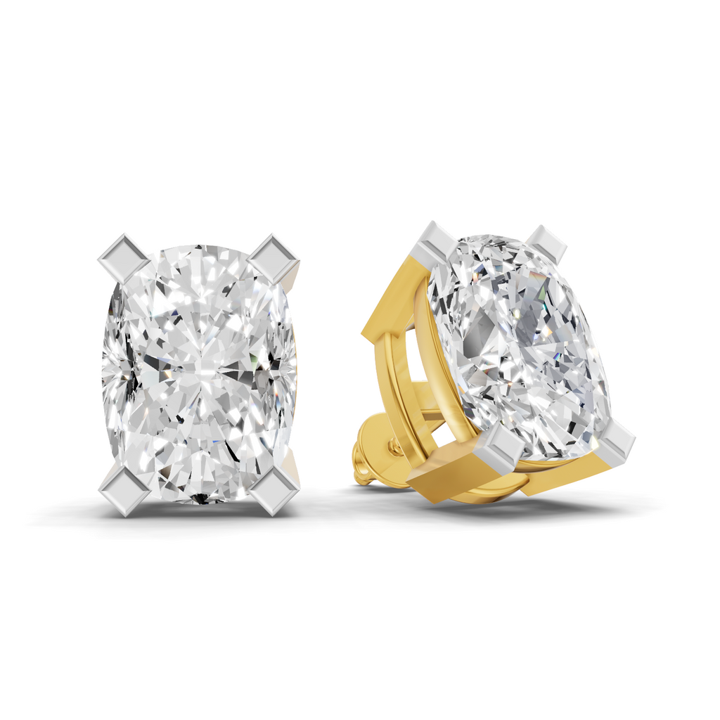 Sparkles Cushion Dazzle Diamond Earring