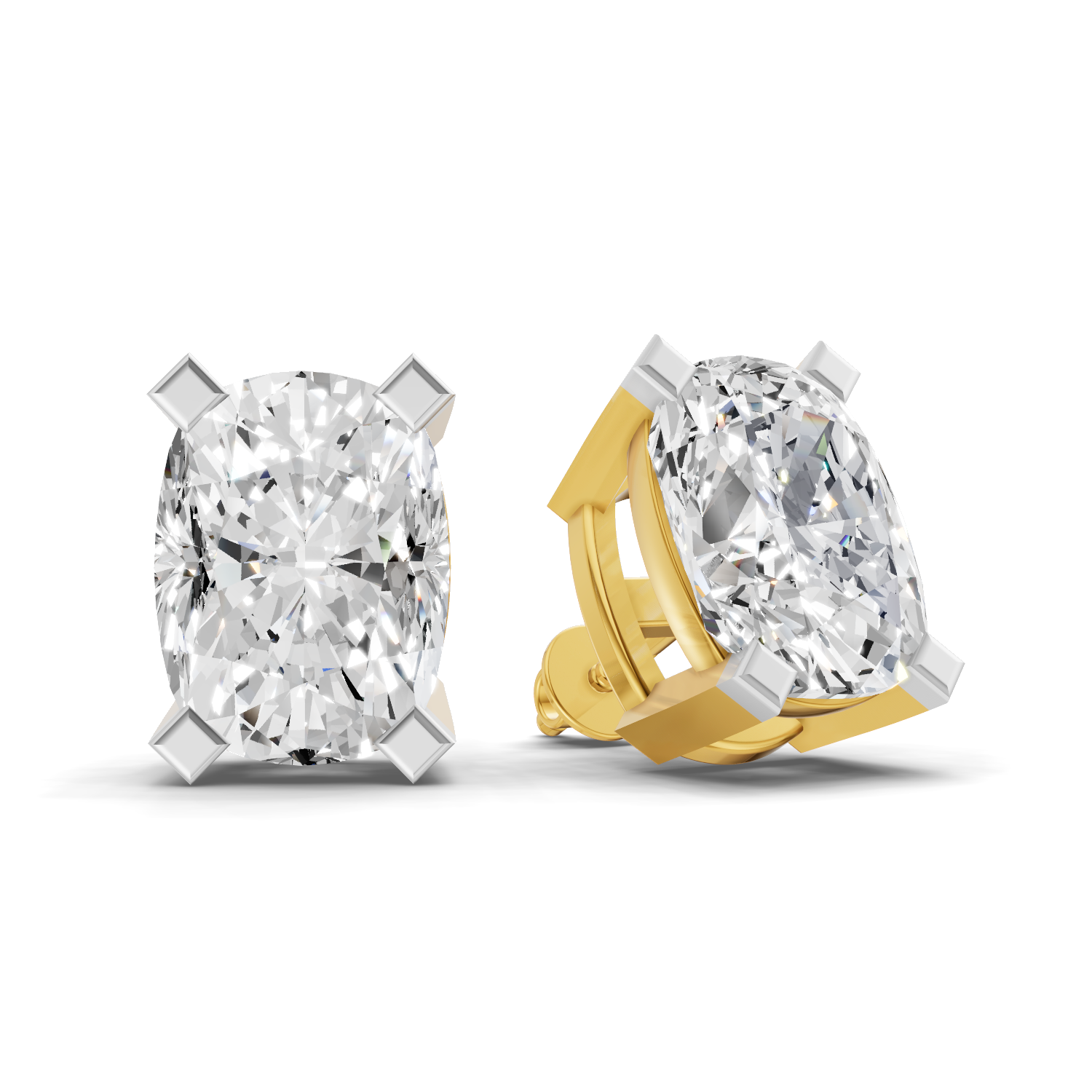 Sparkles Cushion Dazzle Diamond Earring