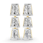 Sparkles Trilliant Cascade Drop Diamond Earring