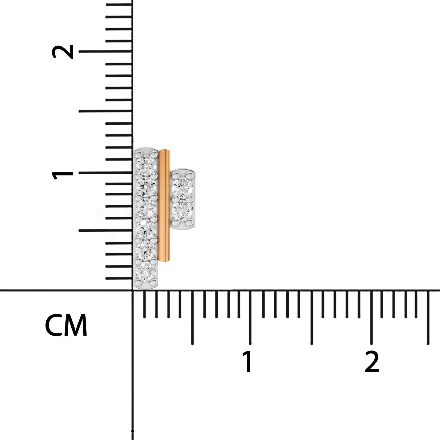 0.35 Carat Earrings for Women | 14K Rose Gold