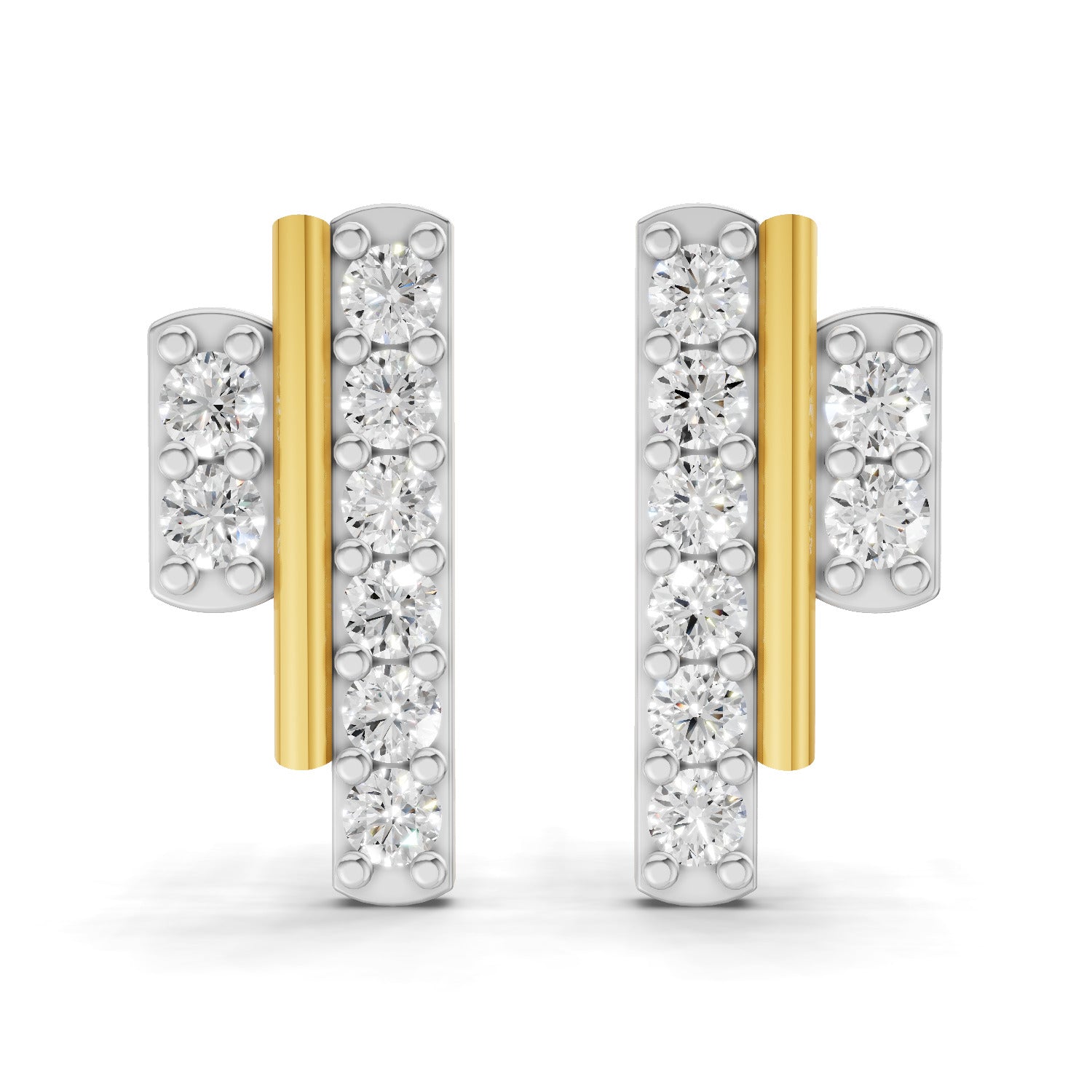 0.35 Carat Earrings for Women | 14K Yellow Gold