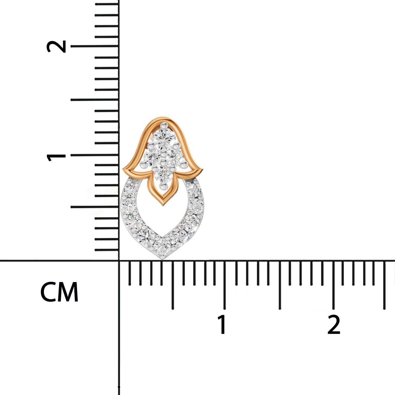 0.45 Carat Celestia Spark Earrings for Women | 14K Rose Gold