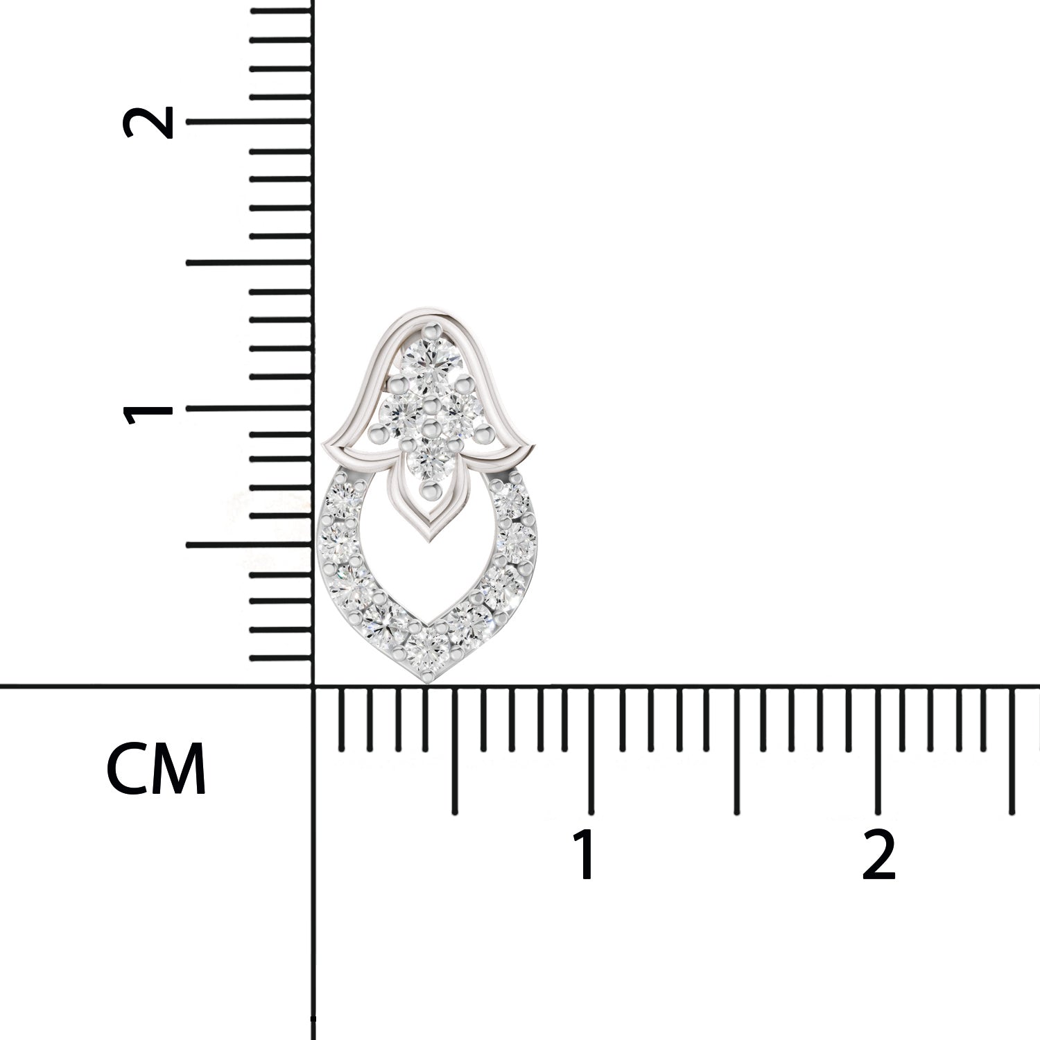 0.45 Carat Celestia Spark Earrings for Women | 14K White Gold