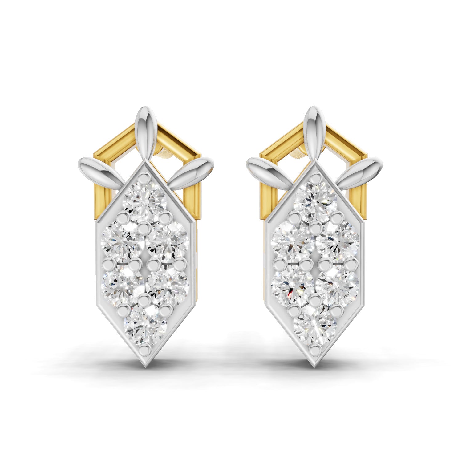 0.3 Carat Earrings for Women | 14K Yellow Gold
