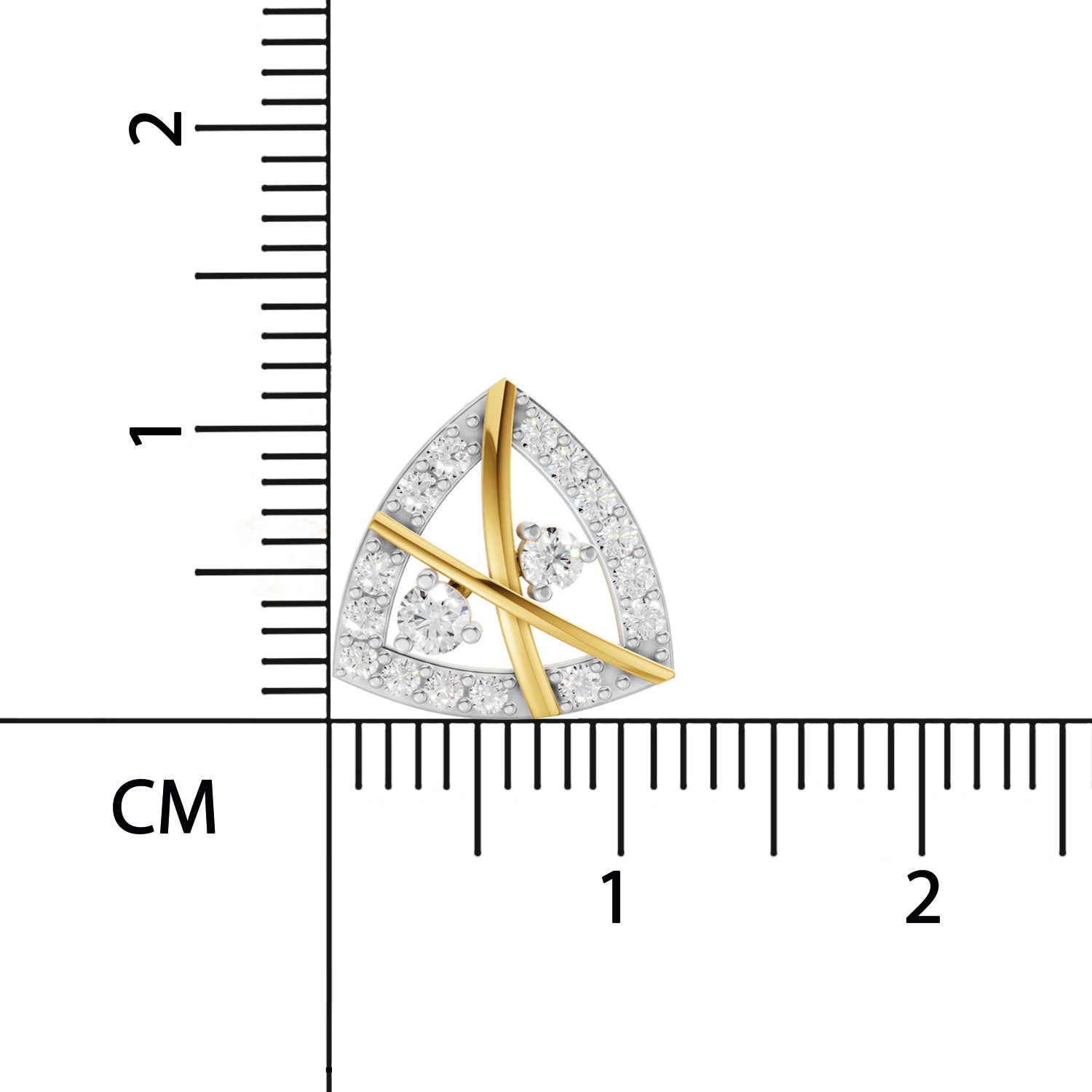 0.45 Carat Facetra Earrings for Women | 14K Yellow Gold