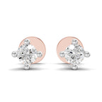 0.1 Carat Nova Prong Stud Earrings | 14K Rose Gold