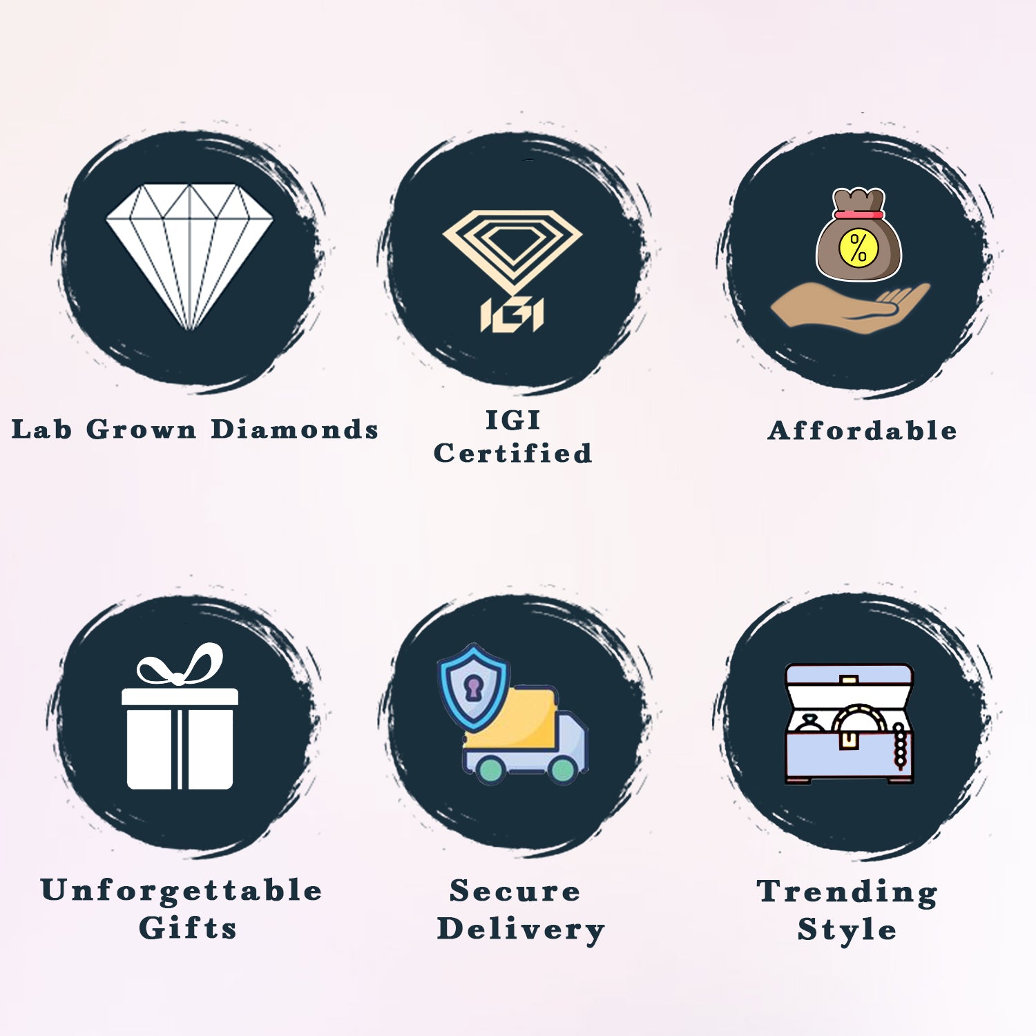 2 Ct Pear & Oval Shape Diamond Fashion Necklace | 14K Rose Gold