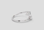 0.56 Carat Pear Diamond Ring | 14K White Gold