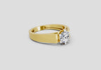 1.25 Ct Round Ring | 14K Yellow Gold