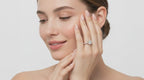 0.58 Ct Cushion Engagement Ring | 14K Yellow Gold