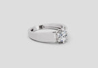 1.25 Ct Round Ring | 14K White Gold