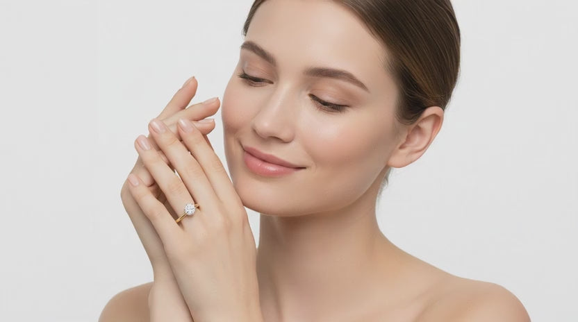 0.3 Carat Solitaire Diamond Engagement Ring | 14K Yellow Gold